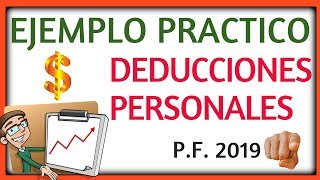 EJEMPLO DEDUCCIONES PERSONALES PARA PERSONAS FÍSICAS 2024 DECLARACIÓN ANUAL [upl. by Arick156]