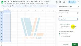 Làm cách nào để chèn bộ chọn ngày trong Google sheet [upl. by Brunhilde]