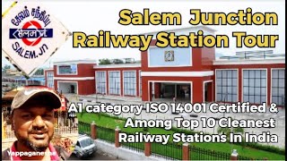 Salem Junction Railway Station Tour  ISO 14001 Certified Railway Station  salemjunction salem [upl. by Ellenhoj410]