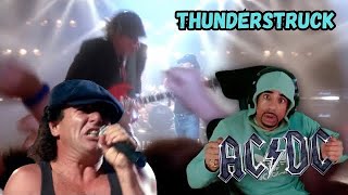 Rapper Producer First Time Reacting to quot ACDC ThunderStruck [upl. by Ahsaz]