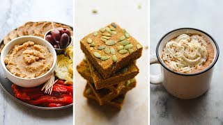 3 Vegan Holiday Recipes Using Tea  Easy amp Delicious ☕️ [upl. by Akinaj]