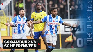 🤍💙 De BAAS in Fryslân  Highlights SC Cambuur  sc Heerenveen [upl. by Ahsilam6]