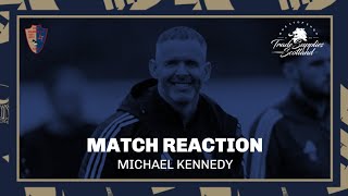 Match Reaction  Mick Kennedy compliments the visitors after a 20 victory over Gretna 2008 [upl. by Ming]