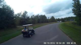 Indigo Bluffs RV Resort Empire MI Driving in [upl. by Izy]