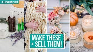 10 Crafts to MAKE amp SELL  The DIY Mommy [upl. by Nettirb]