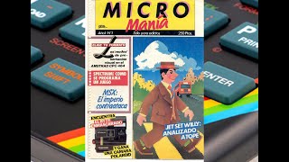 MICROMANIA 1 PRIMERA EPOCA Zx Spectrum Nostalgia Comentarios Experiencias [upl. by Etteiluj]