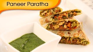 Paneer Bhurji Paratha  How To Make Paneer Stuffed Paratha  Easy To Make Paratha Recipe  Ruchi [upl. by Domingo]