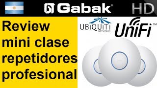 Repetidor profesional Ubiquiti UniFi  Mini clase de instalación wireless  inalambrico wifi [upl. by Haskell]