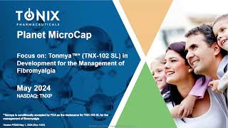 Tonix Pharmaceuticals Holding Corp NASDAQ TNXP Webcast  Planet MicroCap Showcase VEGAS 2024 [upl. by Anibla]