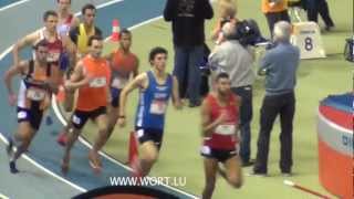 11e Dussmann Indoor Meeting  800m Messieurs  Luxembourg  2013 [upl. by Hungarian]