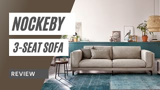 Nockeby 3Seater Sofa Review  Ikea [upl. by Winzler]