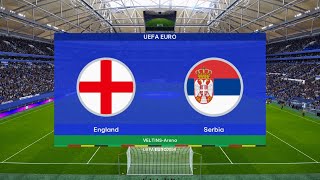 SERBIA  ANGLIA EURO 2024  SYMULACJA skrót [upl. by Dazraf]