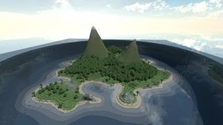 Deserted Island Adventure Minecraft Sunken Island Adventure Custom Map By InHaze Part 1 [upl. by Yeldnarb]