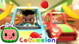 Wheels on the Race Car Song  Best Cars amp Truck Videos for Kids [upl. by Naivatco]