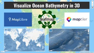 MapLibre Tutorial 13 Visualize Ocean Bathymetry in 3D [upl. by Wester139]