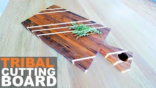 How to make a Cutting Board  Recycled Hardwood Flooring [upl. by Etaner]