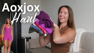 Aoxjox NEW RELEASES Fall Haul aoxjox tryonhaul amazonfinds activewearhaul activewear [upl. by Aytac556]