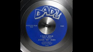 1969  Jimmie Bo Horn  I Cant Speak [upl. by Remmos344]