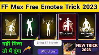 Enter Free Fire Max Uid amp Get Free Emotes  How To Get Free Emotes In Free Fire Max  Free Emotes [upl. by Emmalynne973]