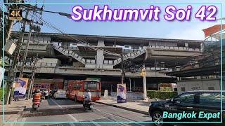 Bangkok Sukhumvit Soi 42 🇹🇭 Thailand Ekkamai Terminal 21 [upl. by Atinauq202]