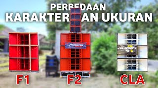 BENING  DIBANDING CLA amp F1 BEGINI PERBEDAAN KARAKTER BOX SUB F2 PREDATOR [upl. by Brodeur]