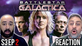 Battlestar Galactica  S3 Ep 2  Precipice  REACTION  First Time Watching [upl. by Enelrac]