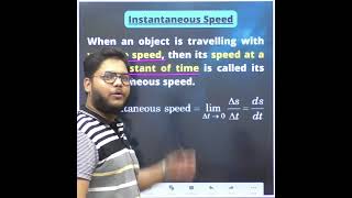 CONCEPT OF INSTANTANEOUS SPEED 🔥🔥 MOTION IN STRAIGHT LINE [upl. by Erised]