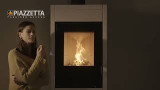 Piazzetta Infinity Plus Line the new hybrid wood and pellet stoves [upl. by Maddocks]