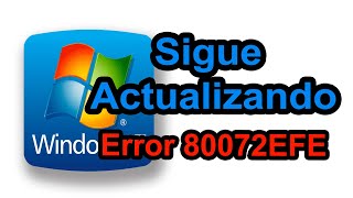 Truco para reparar Error 80072EFE Windows Update Windows 7 trucos technology windows7 [upl. by Eetse]