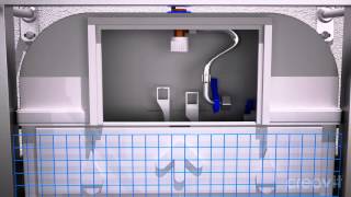 Creavit FGR6003 Concealed Cistern with Sensor Electrical Assembly Video [upl. by Adiesirb]