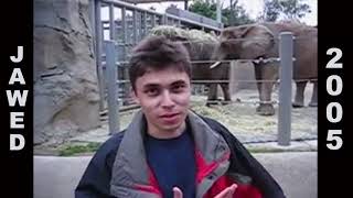 Jawed Karim at the zoo 48318689 views Джавед Карим 2005 [upl. by Odnesor740]