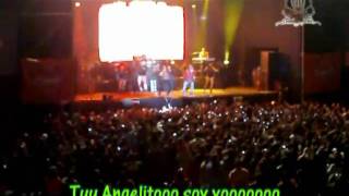 chino y nacho tu angelito soy yo en vivo cusco 2011 con letras para cantar [upl. by Llenyaj781]