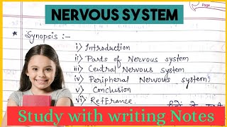 Nervous system MSc 3 and 4 Sem Notes in Hindi and English June 12 2022 msc mscnotes ptt [upl. by Ita]