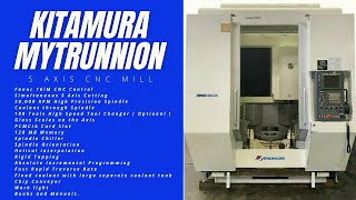 Kitamura Mytrunnion 5 Axis Vertical Machining Center 20000 RPM CNC Milli MachineStation  1916 [upl. by Hoo]