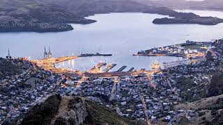 Lyttelton Harbour Timelapse A Look at New Zealands Famous Harbour [upl. by Noda]