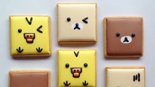 懶懶熊曲奇怎樣做 How to Make Rilakkuma Cookies [upl. by Nelleyram]