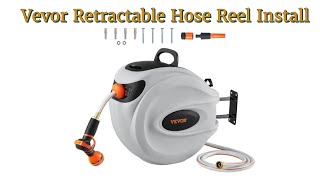 Unboxing and Installation of the Vevor Retractable Hose Reel [upl. by Sunda]