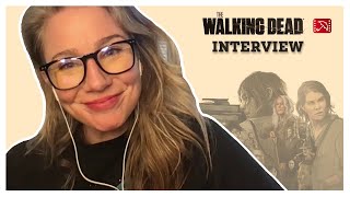 Lynn Collins THE WALKING DEAD Interview [upl. by Attegroeg]