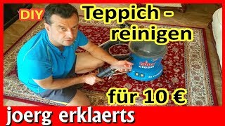 Genial einfach Teppichreinigung Polsterreinigung so wirds gemacht Tutorial Nr203 [upl. by Bonnette]