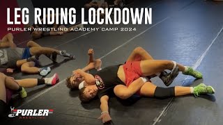 Leg Riding Lockdown  Purler Wrestling Academy Camps [upl. by Nyram]