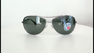 RayBan Rb3293 Metal Aviator Sunglasses [upl. by Woodberry215]