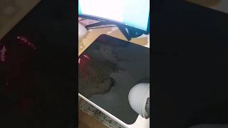 Kola Dökülen Mousepad Nasıl Temizlenir  shorts youtubeshorts shortvideo cleaning [upl. by Stochmal]