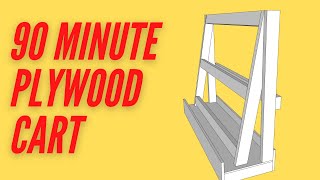 The 90Minute Plywood Cart that costs only 70 [upl. by Minor]