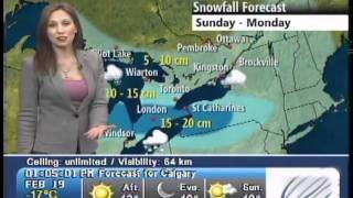 Nicole Karkic  The Weather Network in Pink [upl. by Darn]