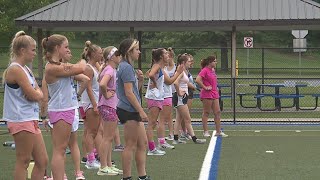 Lower Dauphin Field Hockey 1st day of practice Ready to defend title [upl. by Attenna]