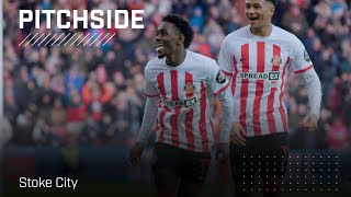 Pitchside  Sunderland 3  1 Stoke City [upl. by Ibbob]