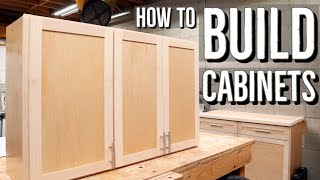 How to Build Wall Cabinets [upl. by Yelsiap]