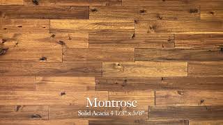 4 13quot x 58quot Solid Acacia Montrose Stain Hardwood Flooring [upl. by Rochette417]