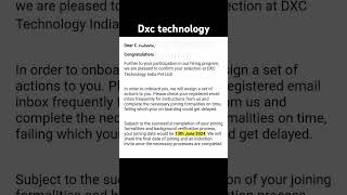 Dxc technology joining news dxctechnology layoffs [upl. by Neelhtak]