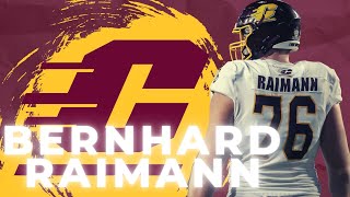 Central Michigan  INDY Bernhard Raimann  FUTURE TOP 15 NFL PICK [upl. by Itsirk]